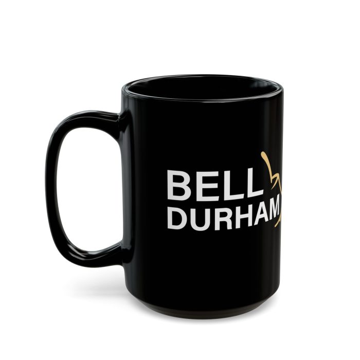 Ceramic Mug (Black): Half-Bell