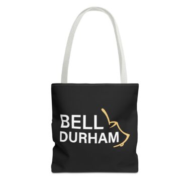 Tote Bag (Black): Half Bell Stacked