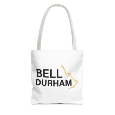 Tote Bag (White): Half Bell Stacked
